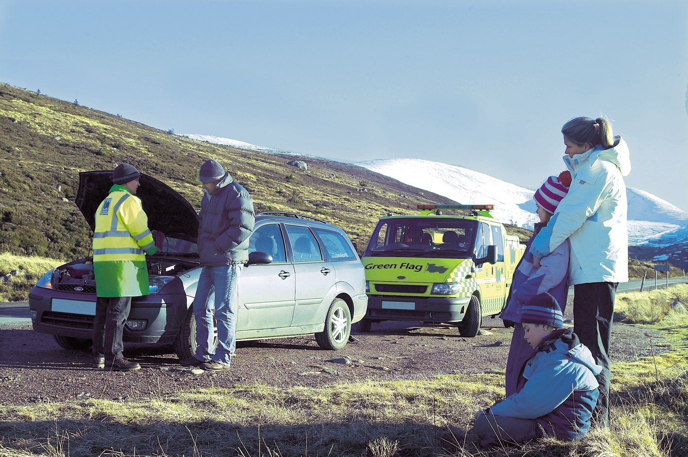 Green Flag roadside recovery technicians are trained to the highest industry standard
