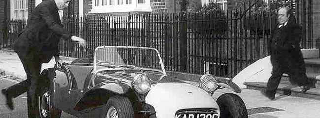 Lotus Seven and Patrick McGoohan