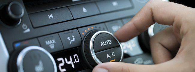 On average, how often should air conditioning be serviced?