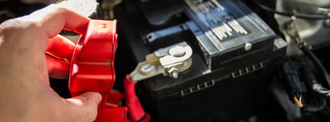What fluid can a car battery be filled with?