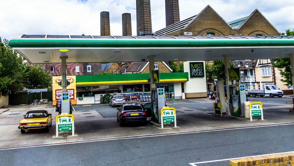 filling up