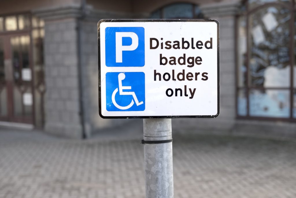 blue badges