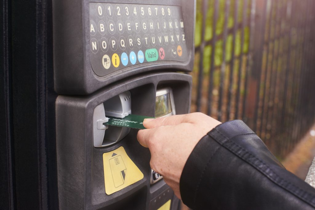 cashless parking