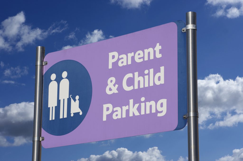parent and child parking bays