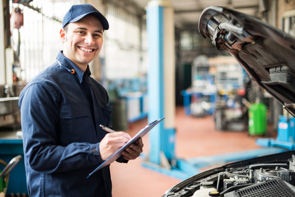 getting your car serviced