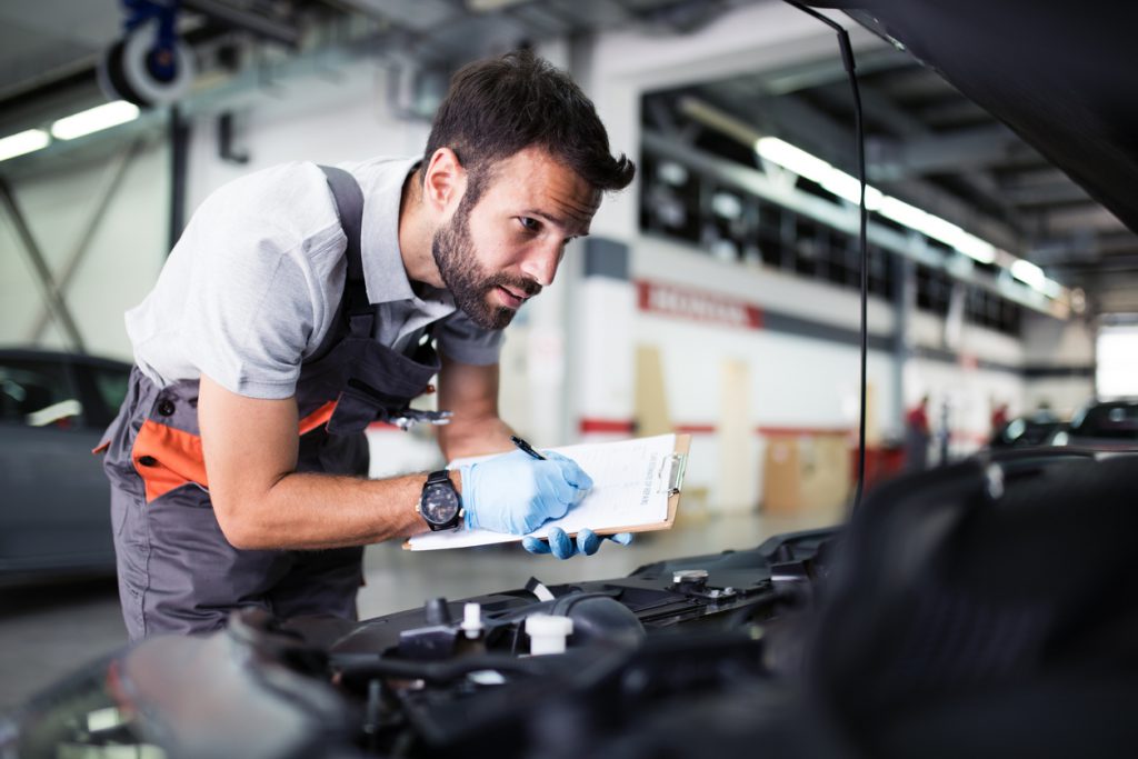 getting your car serviced