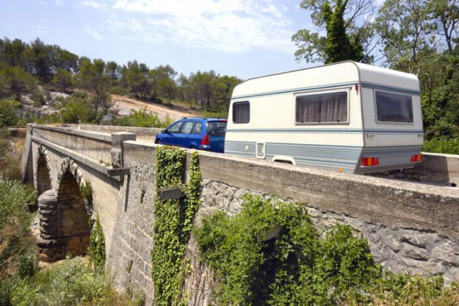 Nearly half of towing related crashes happen in summer (Picture © TyreSafe)