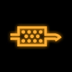 Dashboard warning light for a diesel particulate filter