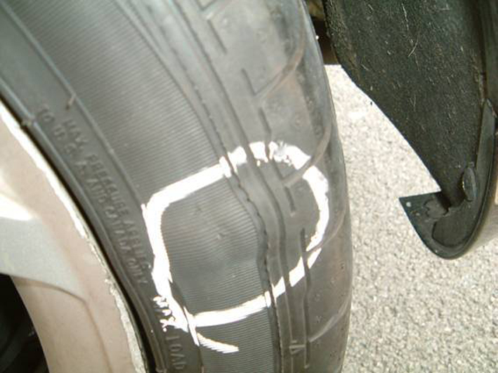 Dangerous illegal tyres