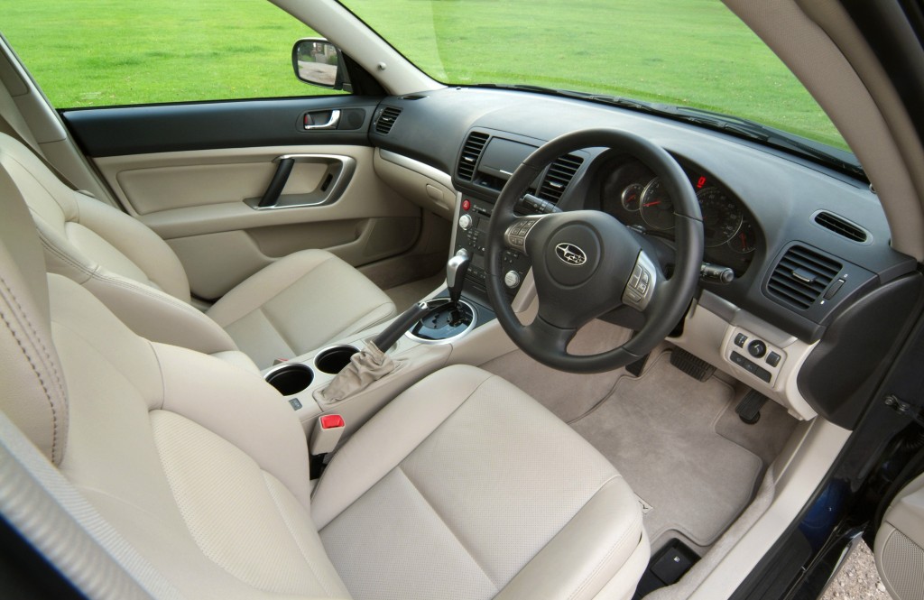 Subaru Legacy Tourer interior - Green Flag