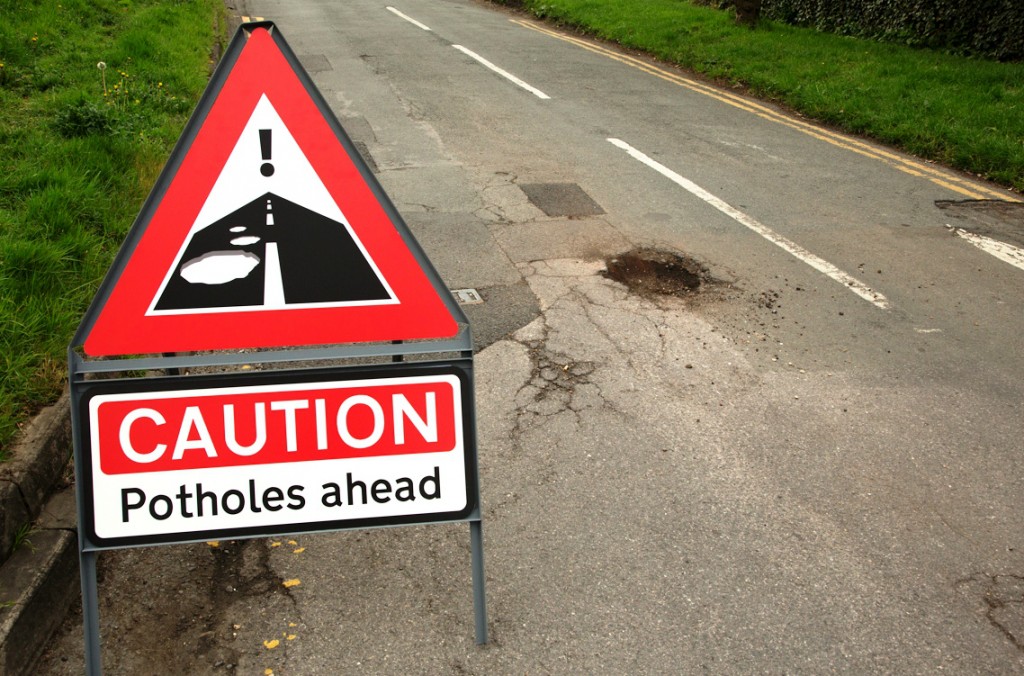 Potholes will take 14 years to fix, says 2016 report