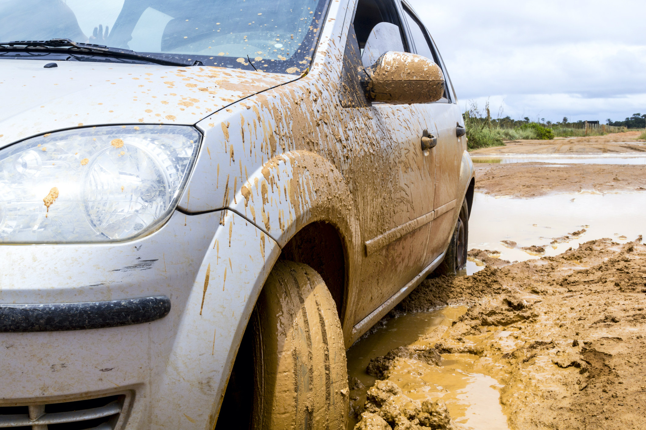 What to do if your car is stuck in mud