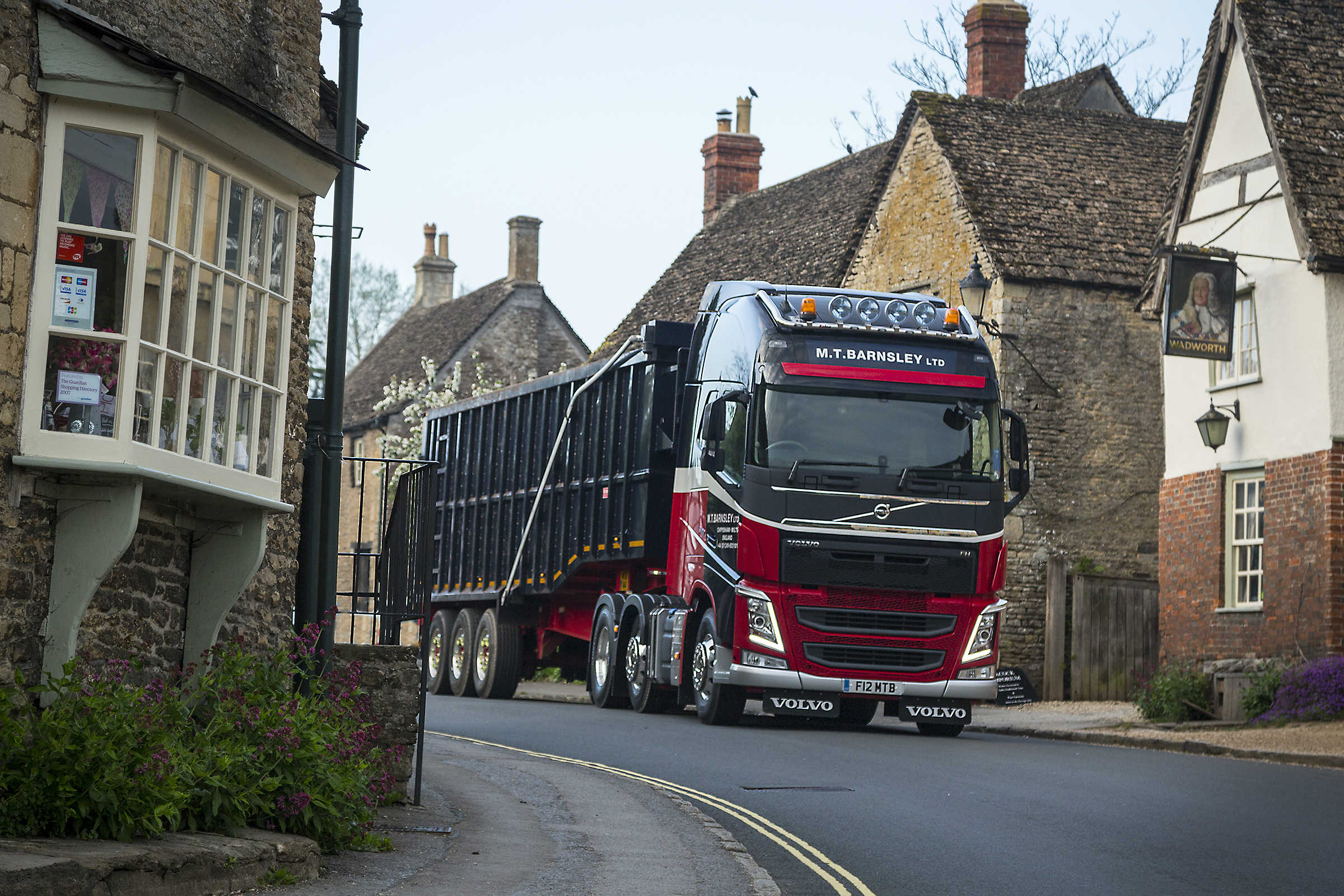 How much can an HGV driver see?