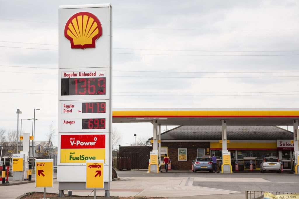 Shell Fuel, Glasgow Green Flag