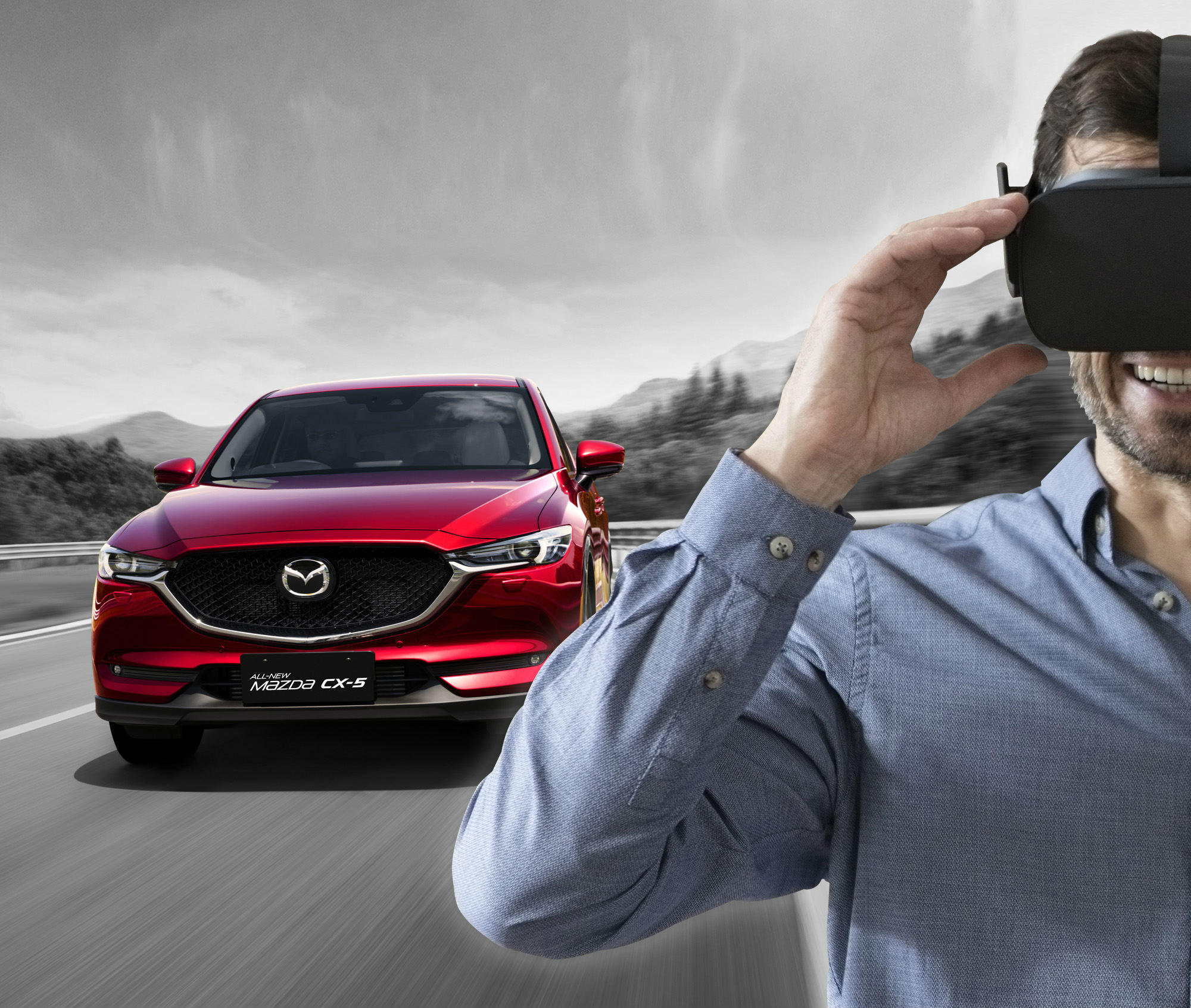 Test drive a Mazda CX-5 using virtual reality