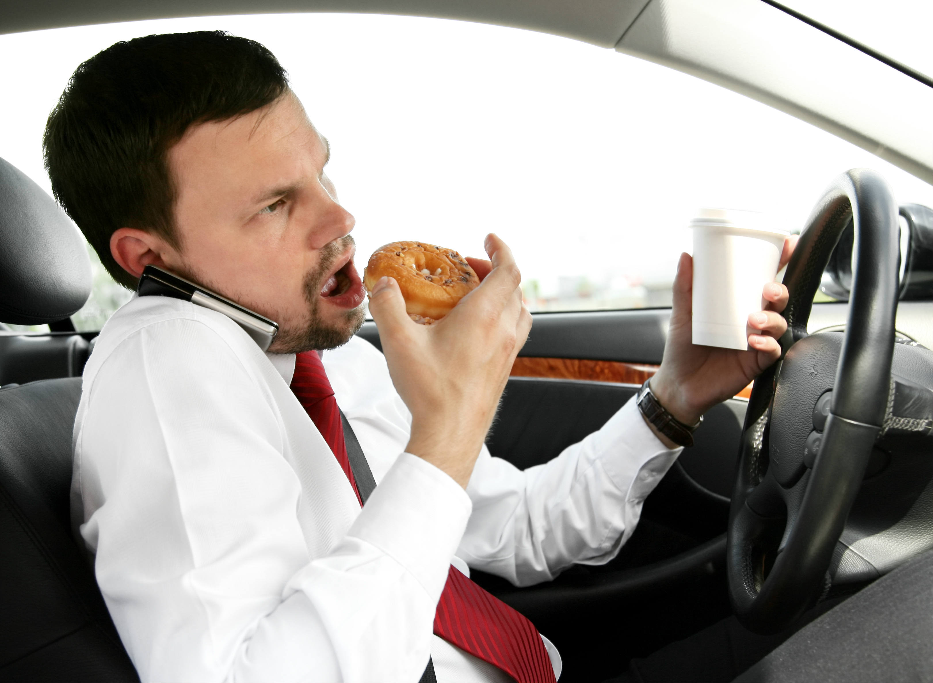 Eating, drinking, smoking: survey reveals the most common distractions for drivers