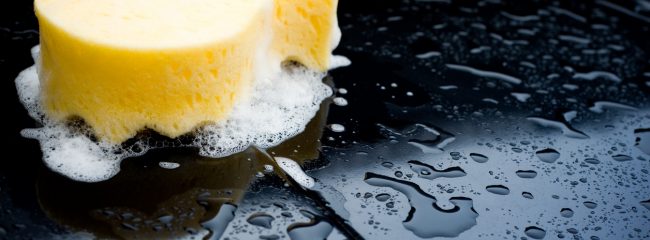 Which sort of soap is best to use when washing a car?