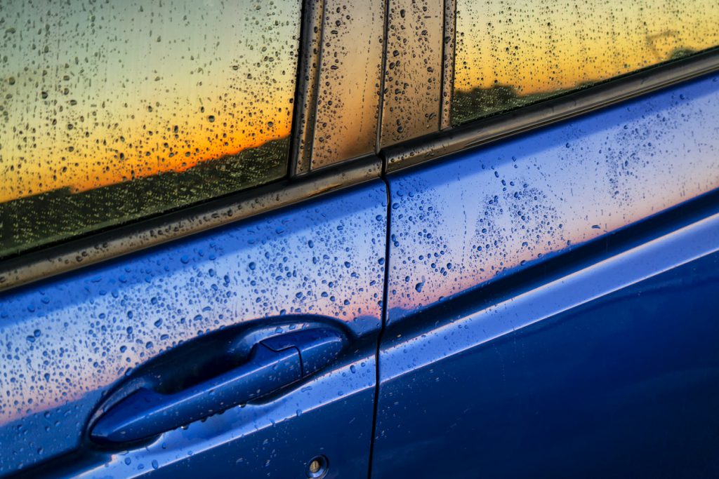 car washing in hot weather