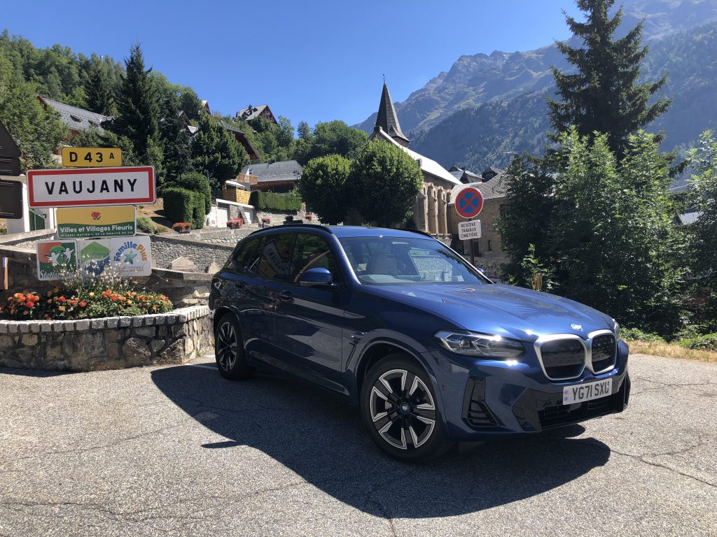 electric car on holiday